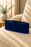 Plain Velvet Peci Cap in Royal Blue
