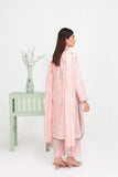 Pastellrosa bestickte Kurta im Angrakha-Stil