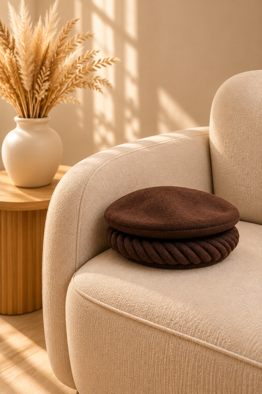 Brown Pashtun / Chitrali Pakol Cap