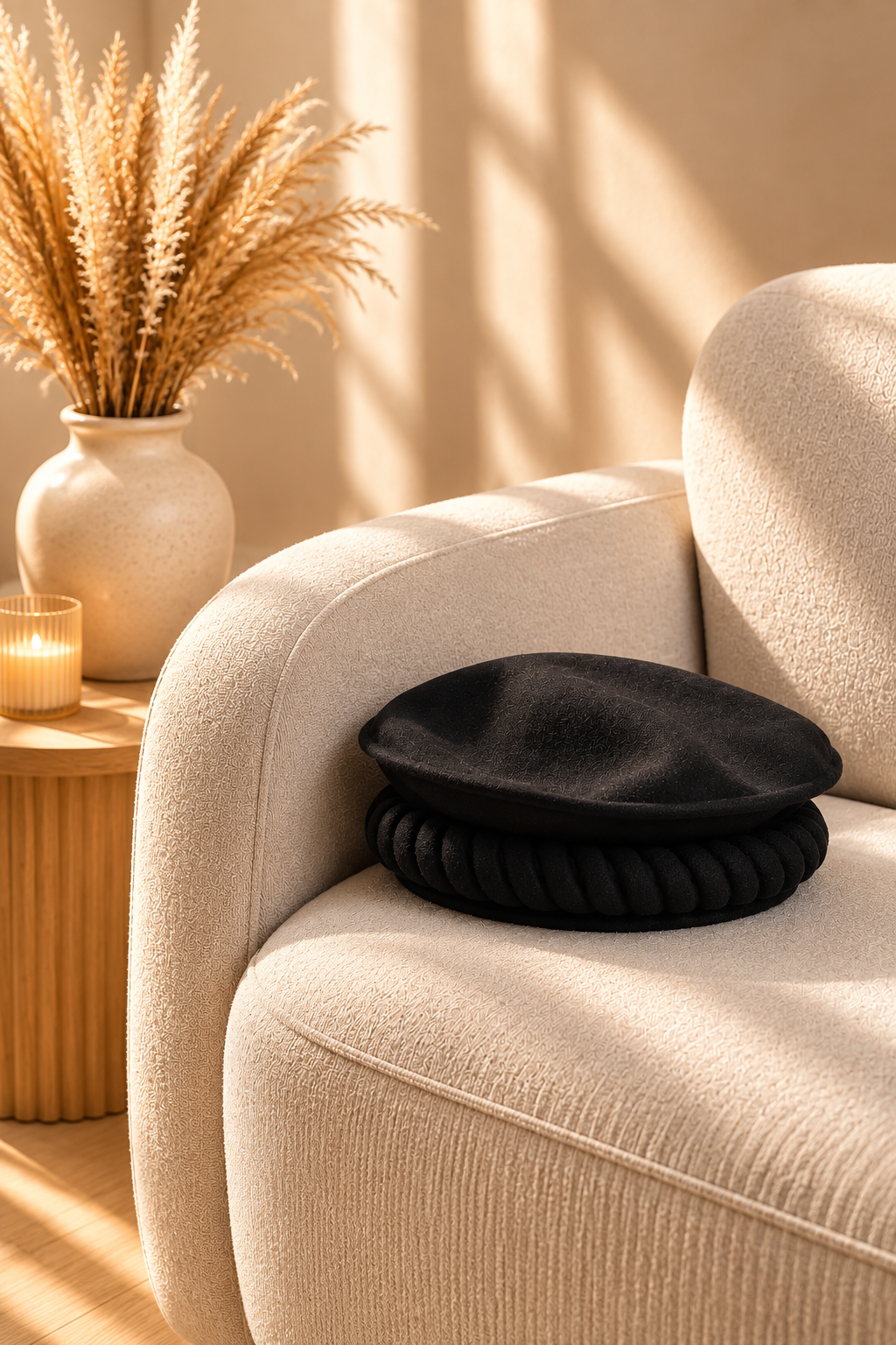 Black Pashtun / Chitrali Pakol Cap