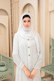 The Ethereal White Lace Occasion burqa