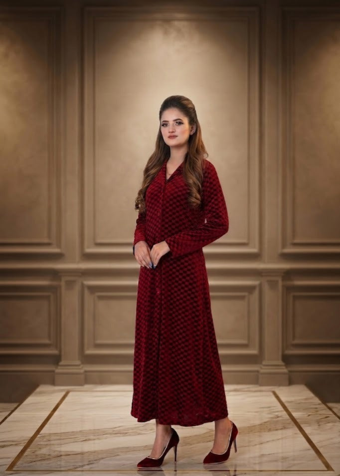 Regal Crimson Velvet pulchi