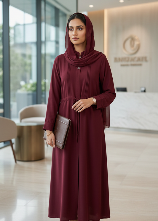 Die plissierte Executive-Abaya