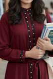 The Polka-Dot Accent Abaya — My Link for ALL