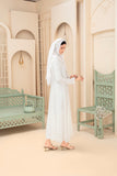 The Ethereal White Lace Occasion burqa