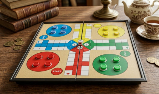 Jeu de Ludo en bois classique